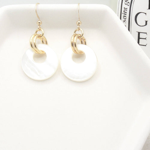 Bardot Natural Shell Earrings