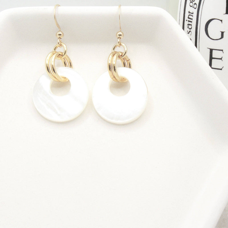 Bardot Natural Shell Earrings