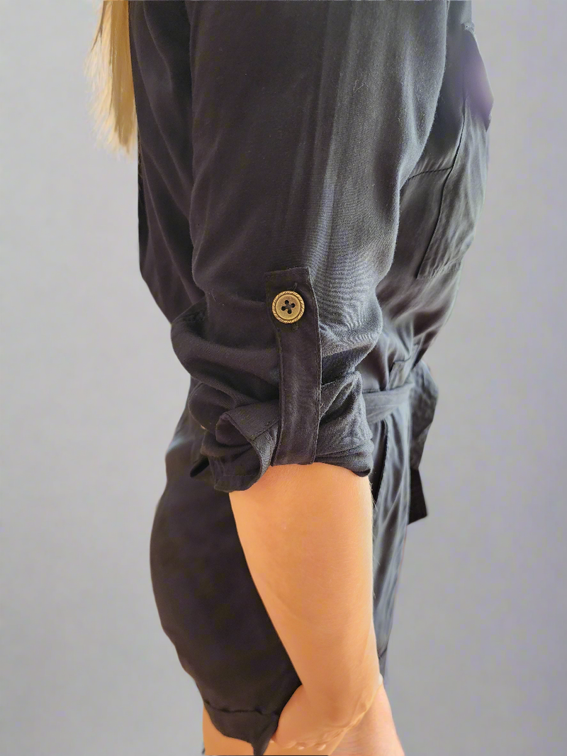 Sumati Romper - Murky Black