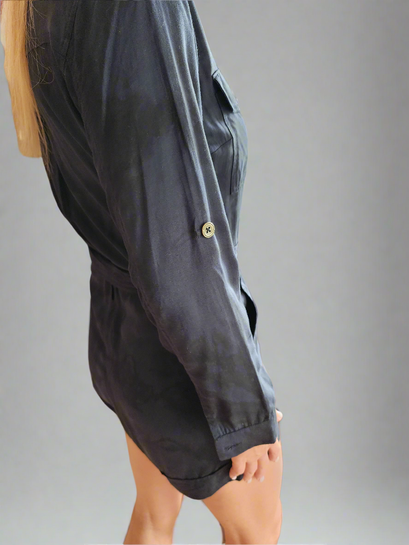 Sumati Romper - Murky Black