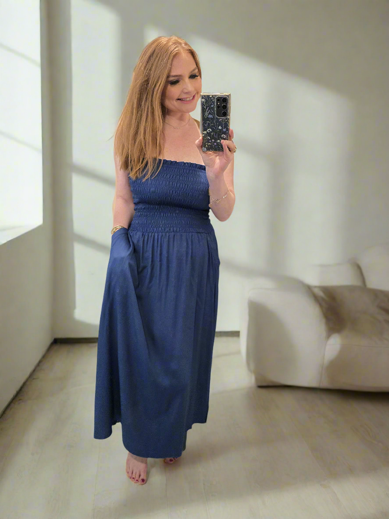 Khush Portofino Dress - Prussian