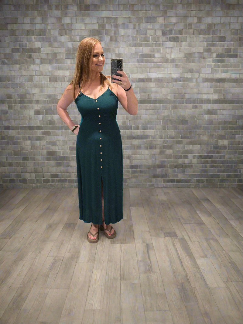 Heavy Gauze Flowy Maxi Dress