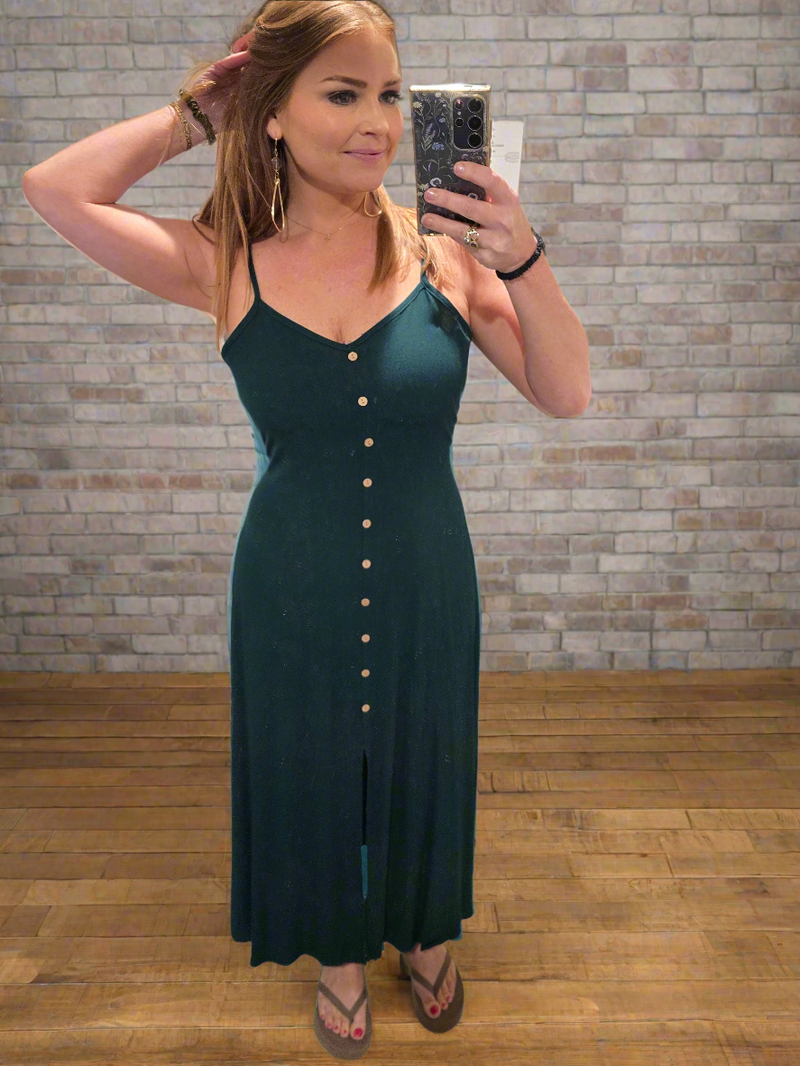 Heavy Gauze Flowy Maxi Dress