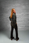 KUT Kelsey Black Wash High Rise Denim