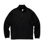 GOODS Bay Textured Tech Knit 1/4 Zip Mock