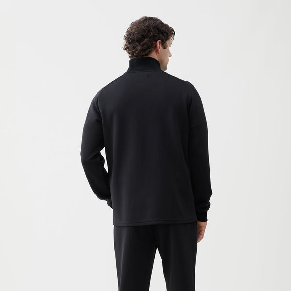 GOODS Bay Textured Tech Knit 1/4 Zip Mock