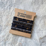 Boho Hair Ties | Black