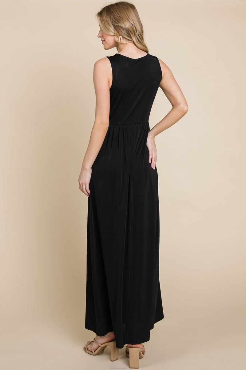 Venezia V-Neck Maxi Dress