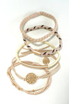 BOHO KNOT BRACELET HAIR TIES |  Black