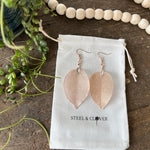 Real Leaf Earrings