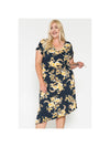 Curvy Flora Midi Dress