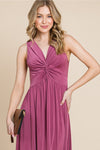 Venezia V-Neck Maxi Dress