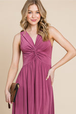 Venezia V-Neck Maxi Dress