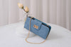 Turn Lock Crossbody Wallet