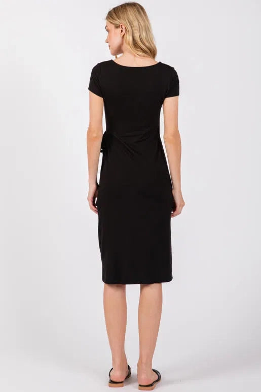 Square Neck Midi Dress