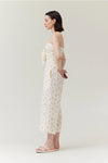 Tie Front Gauze Jumpsuit