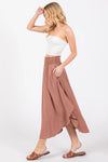Smocked Midi Skirt