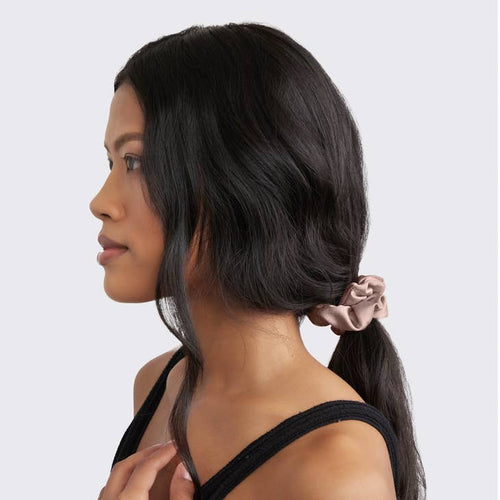 Satin Sleep Scrunchies - 5 piece - Cameo