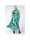 Curvy Tropical Overlap Maxi Dress