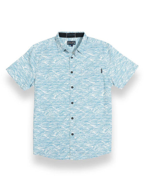ROLL TIDES Light Blue 7-Seas Button Up