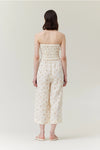 Tie Front Gauze Jumpsuit