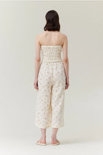 Tie Front Gauze Jumpsuit