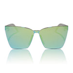 Glendale Sunglasses - Cyan Mirror