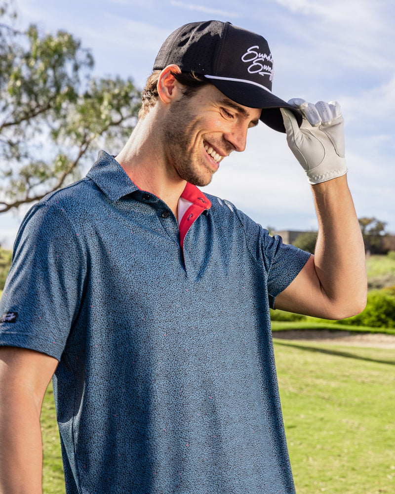 Sunday Swagger Men's Dotted Polo