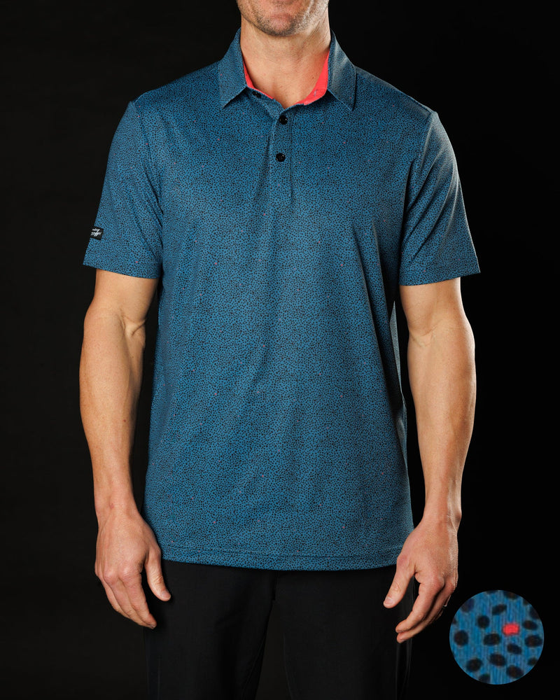 Sunday Swagger Men's Dotted Polo