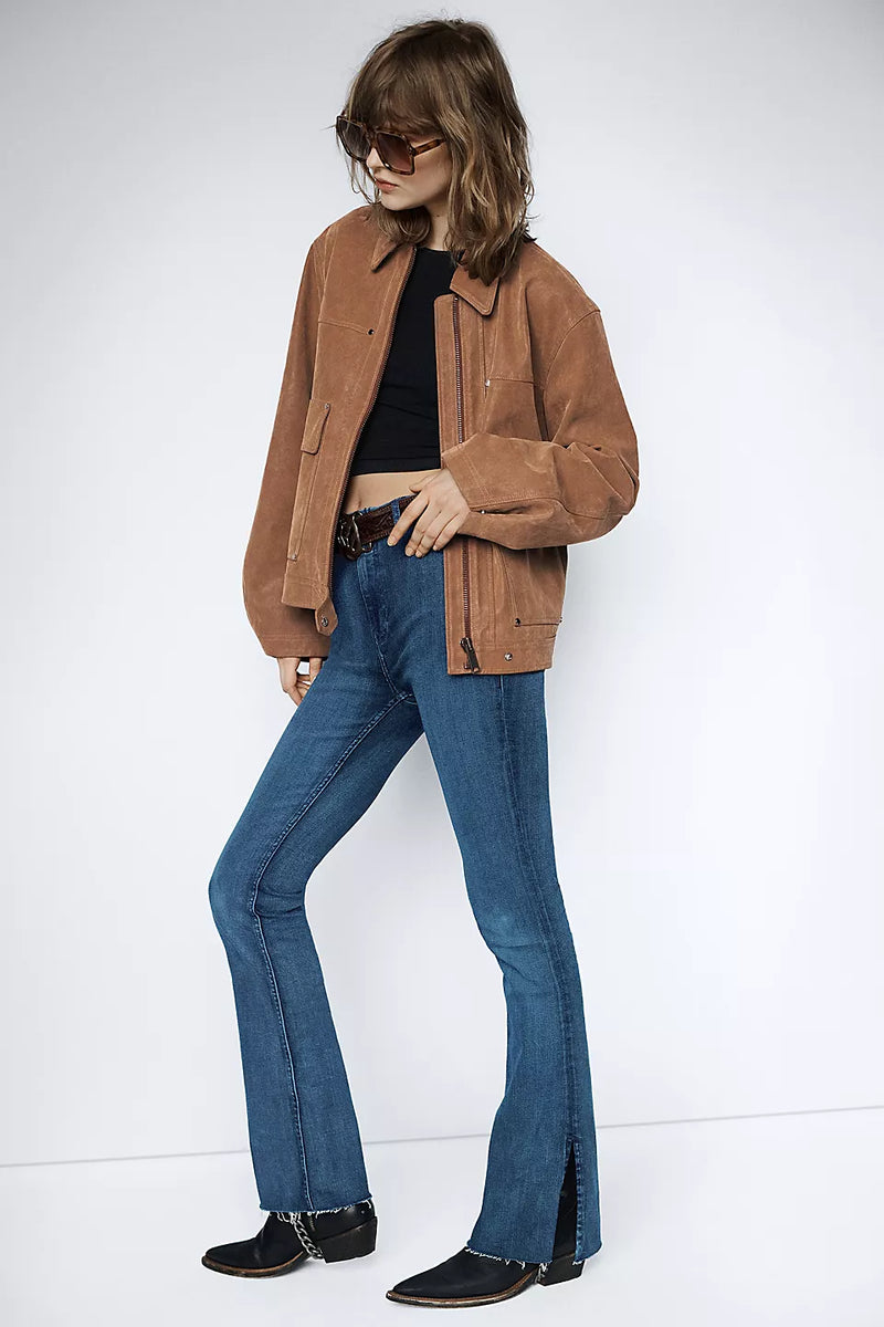 We The Free Level Up Slit Flare Jean