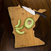 Minnesota Bamboo Serving Cutting Board