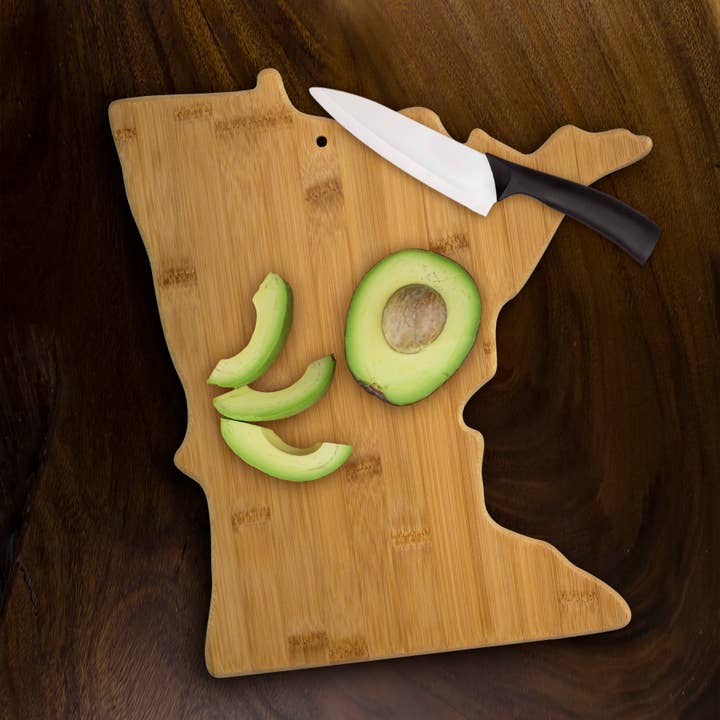 Minnesota Bamboo Serving Cutting Board