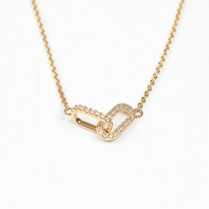 Diamond Linked Necklace