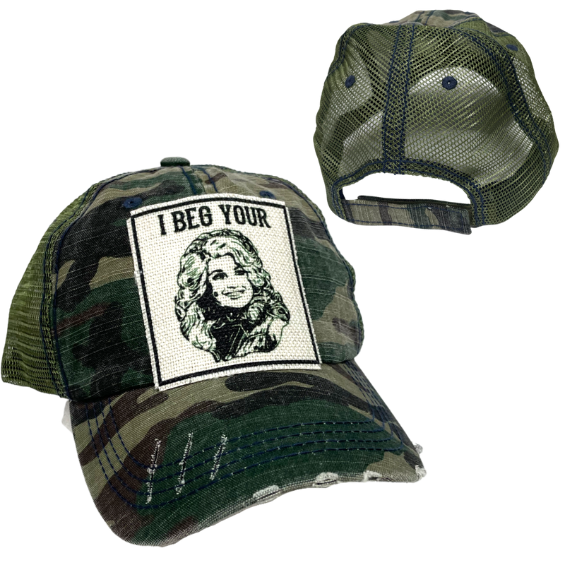 I BEG YOUR PARTON BALL CAP