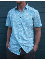 ROLL TIDES Light Blue 7-Seas Button Up
