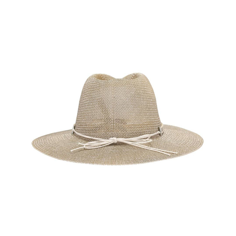 Metallic Panama Sun Hat