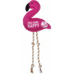 Happy - Canvas Dog Toy on Rope