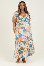 Curvy Fog Flowy Dress