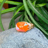 Orange Crystal Faceted Statement Ring