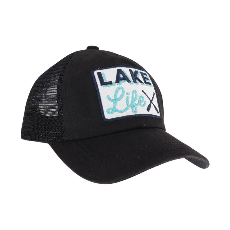 Lake Life Patch High Pony Criss Cross Cap