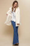 OVERSIZED TEDDY JACKET WITH POCKETS
