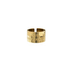 Brave Strong Worthy Adjustable Ring