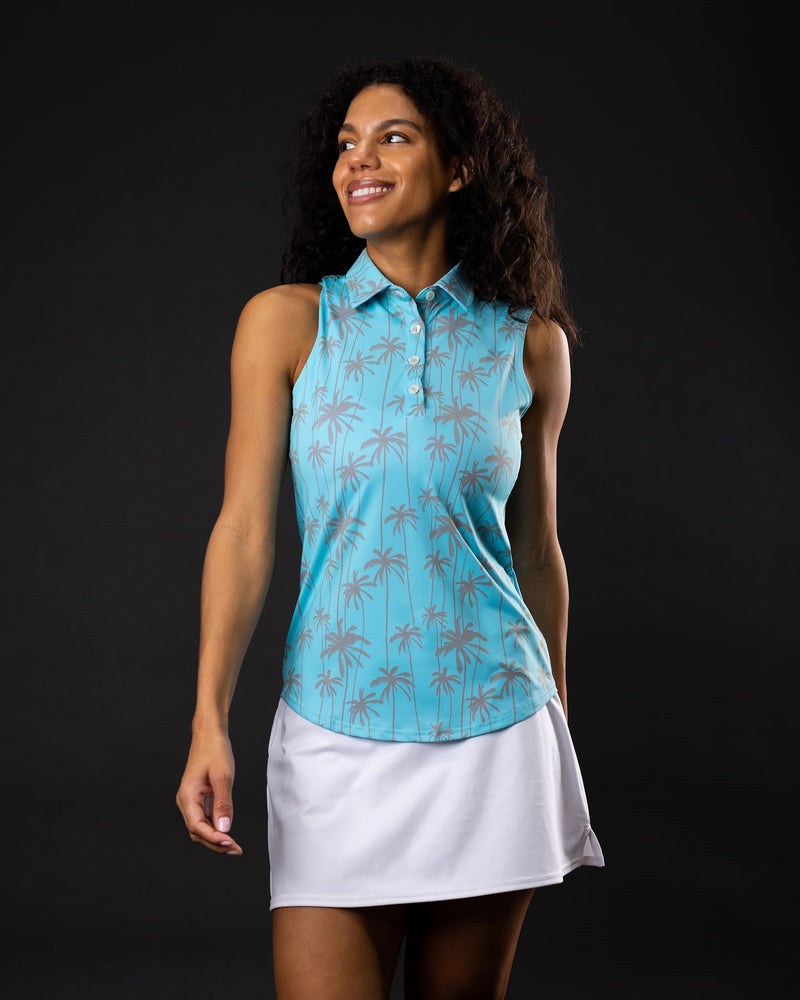 Sunday Swagger Hangin'Blue  Ladies Polo