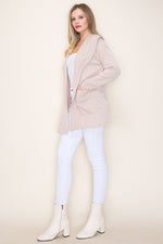 Ribbed Cardigan with Pockets