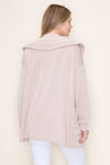 Ribbed Cardigan with Pockets