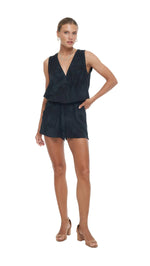 Izzie Romper - Murky Black
