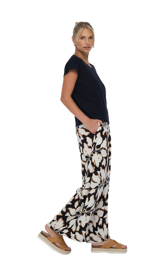 Khush Johanna Pant - Bloomtide Black