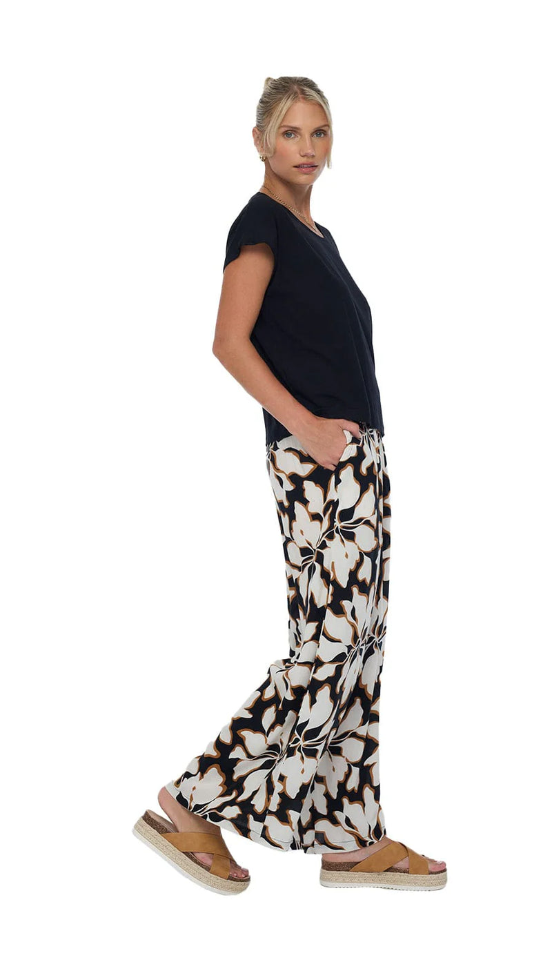 Khush Johanna Pant - Bloomtide Black