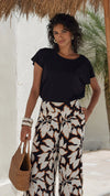 Khush Johanna Pant - Bloomtide Black