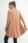 Cozy Traveling Cardigan - Mocha Mousse